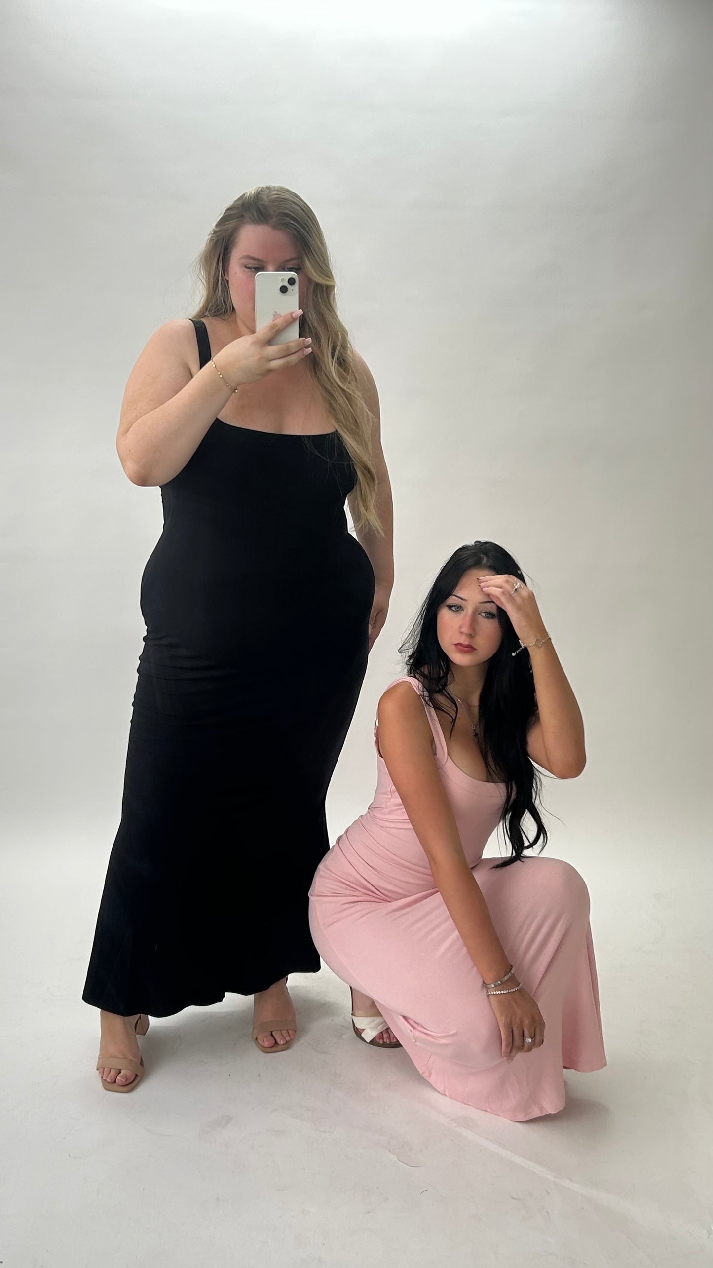 The Shape Dress - Cotton Bodycon Maxi Dress