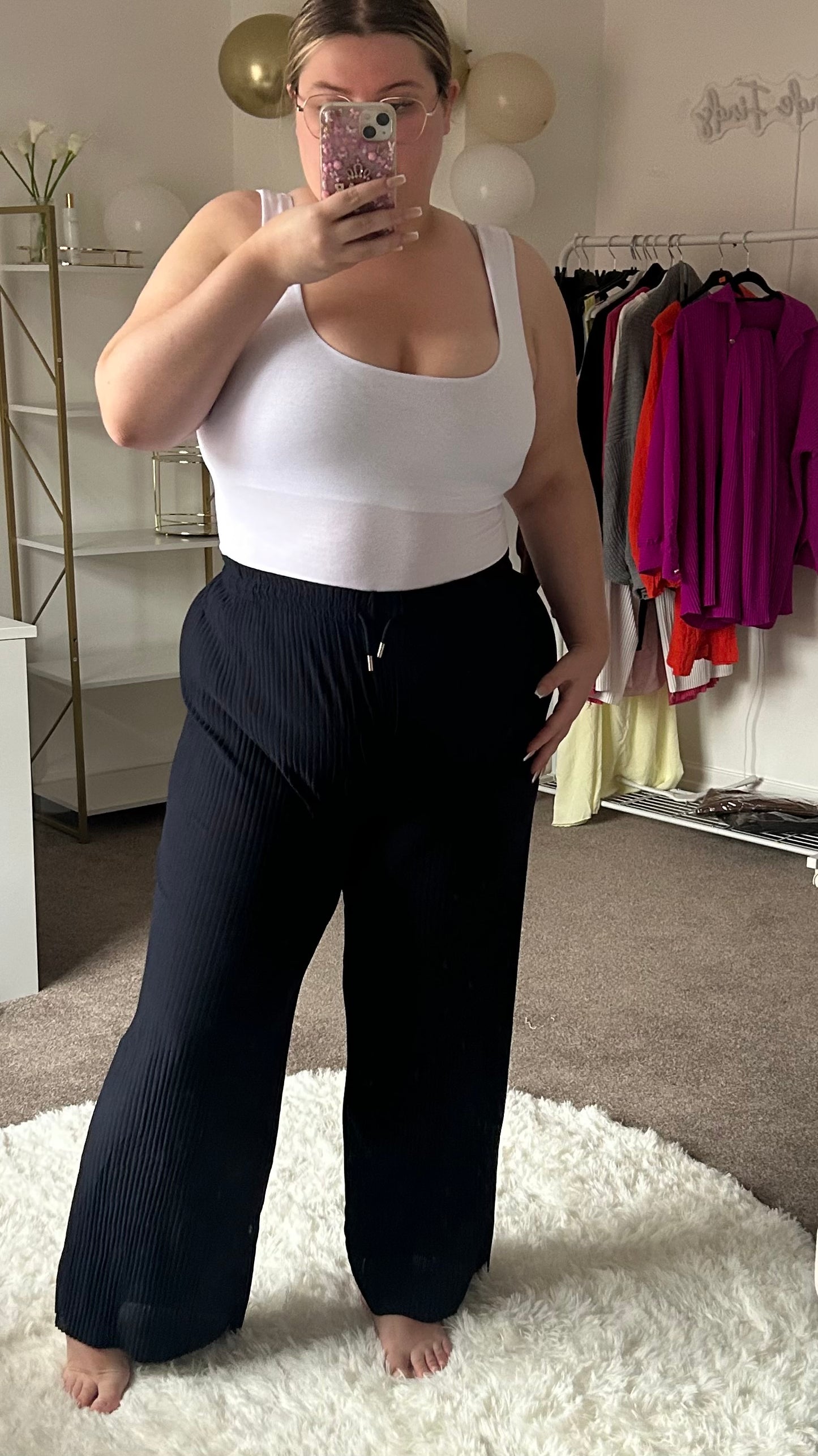 Beachy Plisse Trousers