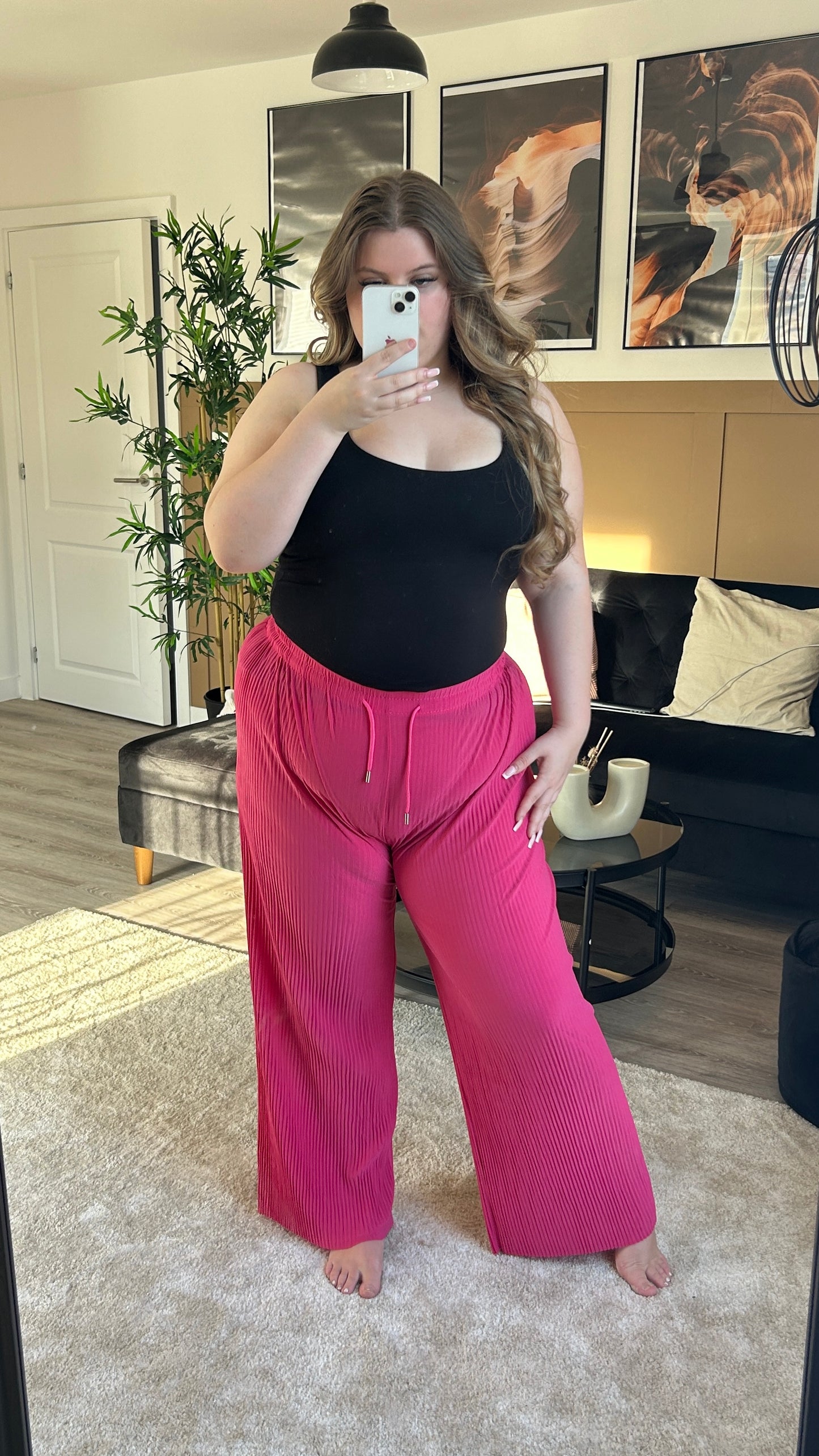 Beachy Plisse Trousers