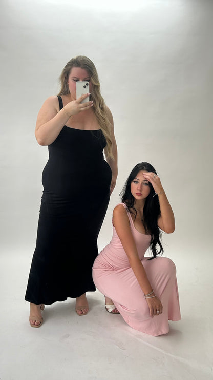 The Shape Dress - Cotton Bodycon Maxi Dress