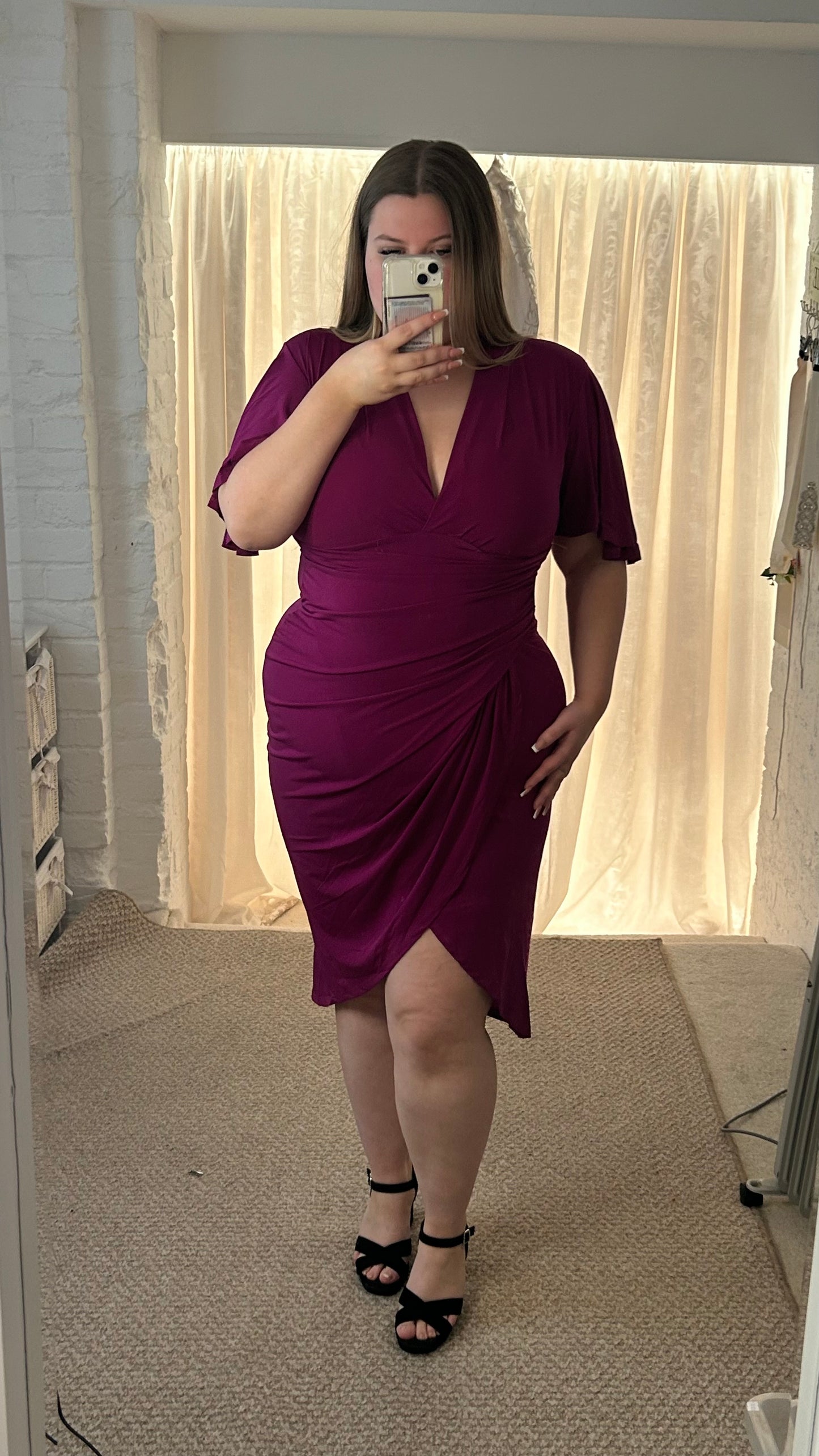 The Vivian - Flutter Drape Dress