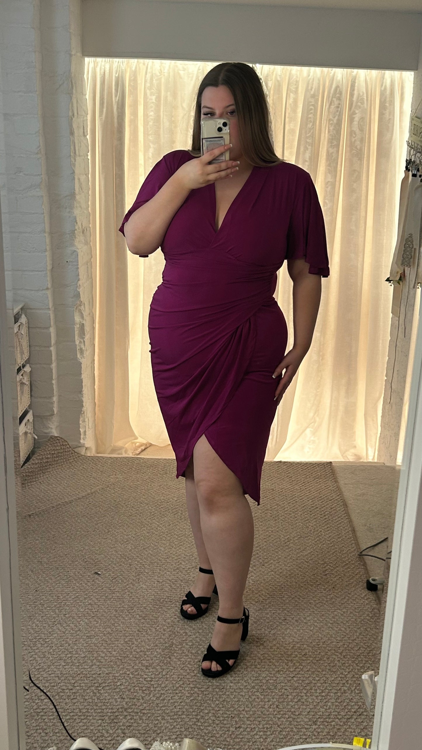 The Vivian - Flutter Drape Dress