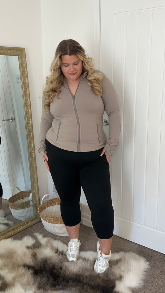 Soft Touch High Waisted Capri Trousers