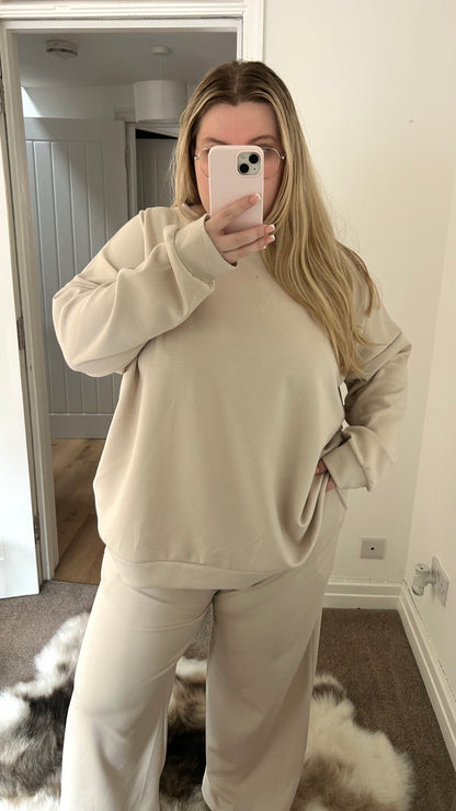 Oversized Wide Leg Trouser Spring Tracksuit