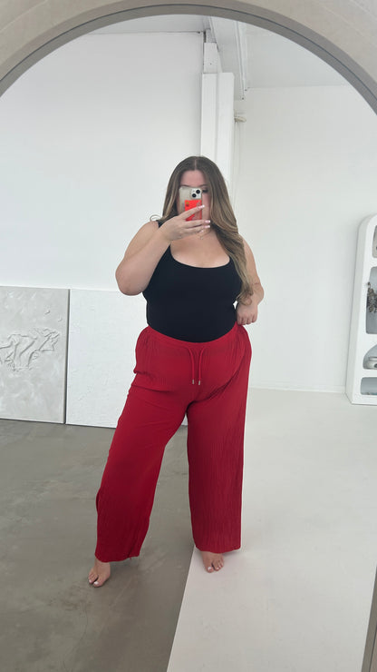 Beachy Plisse Trousers