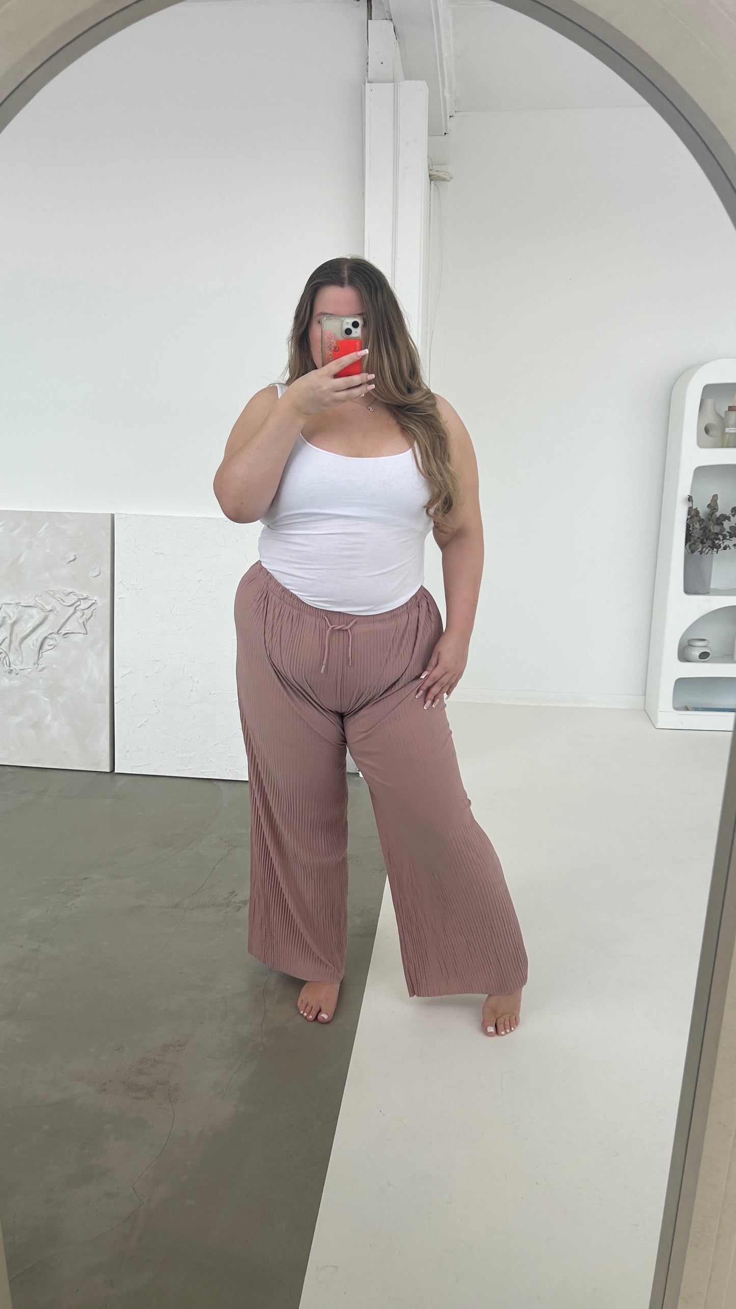 Beachy Plisse Trousers