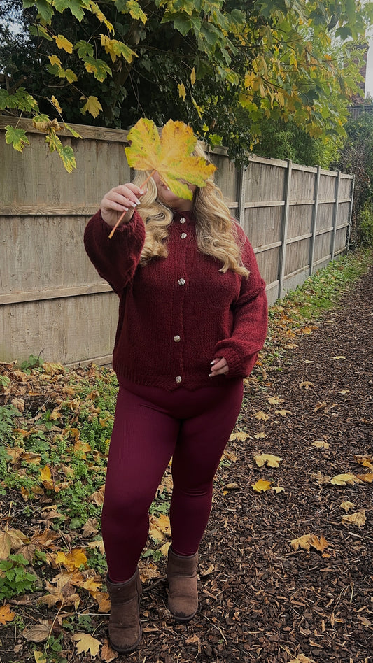 Oversized Cosy Knit Style Jumper Cardigan