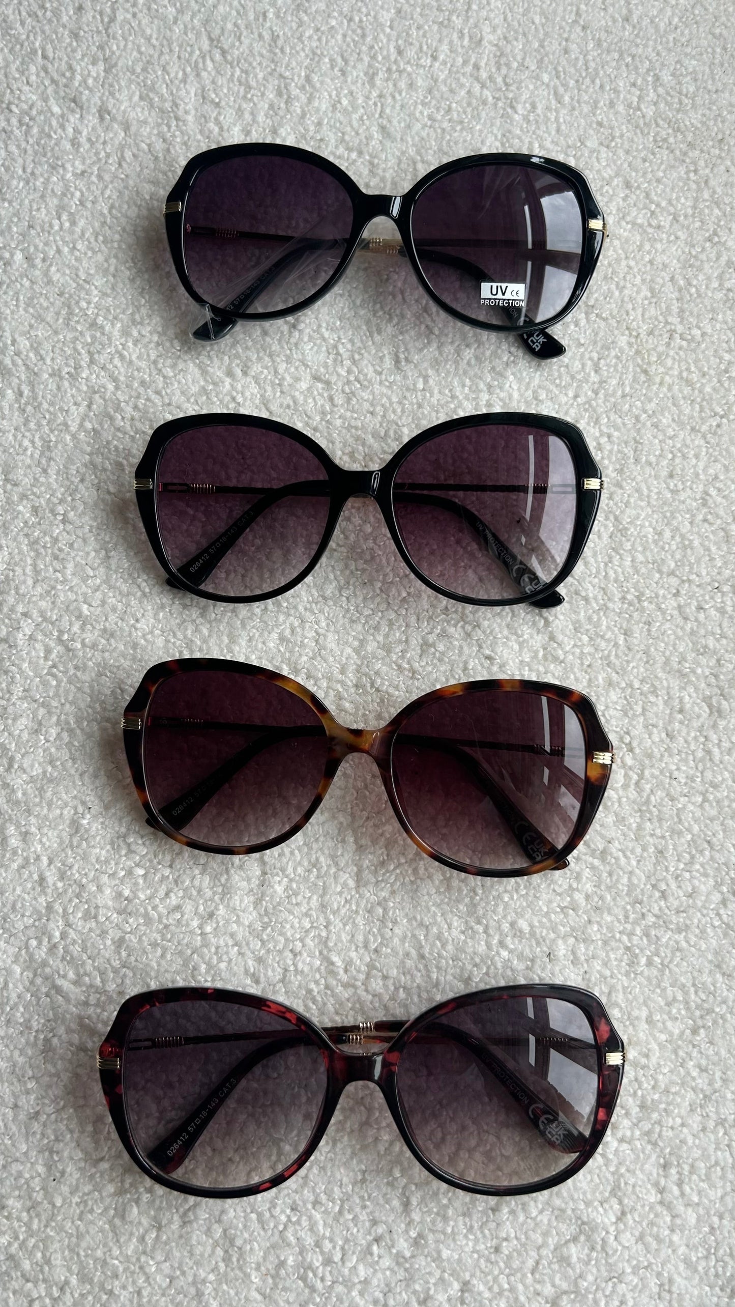 RAY - Round Style Gold Sunglasses