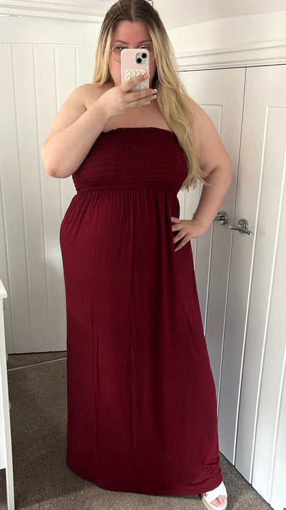 Magic Stretch Bandeau Maxi Dress