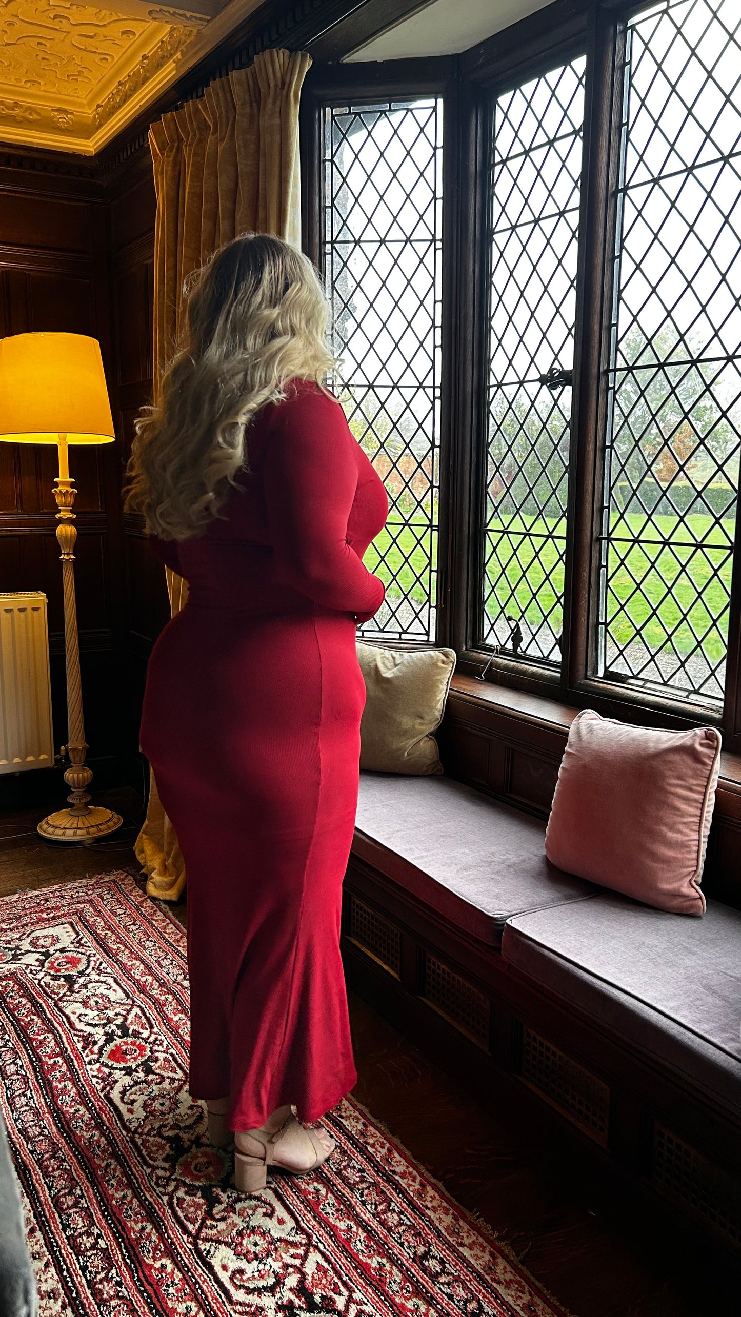 The Shape Dress - Cotton Bodycon Longsleeve Maxi Dress
