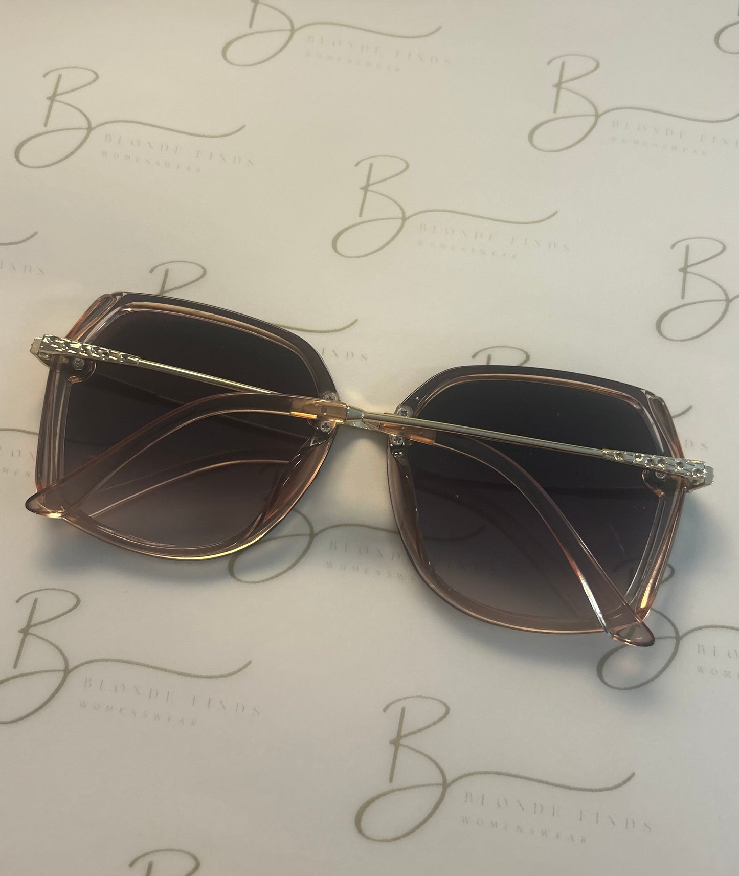 BEVERLY Brown Frame Sunglasses