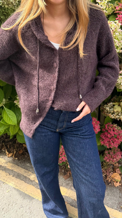 The Cosy Autumn Jacket - Button Up Hooded Style