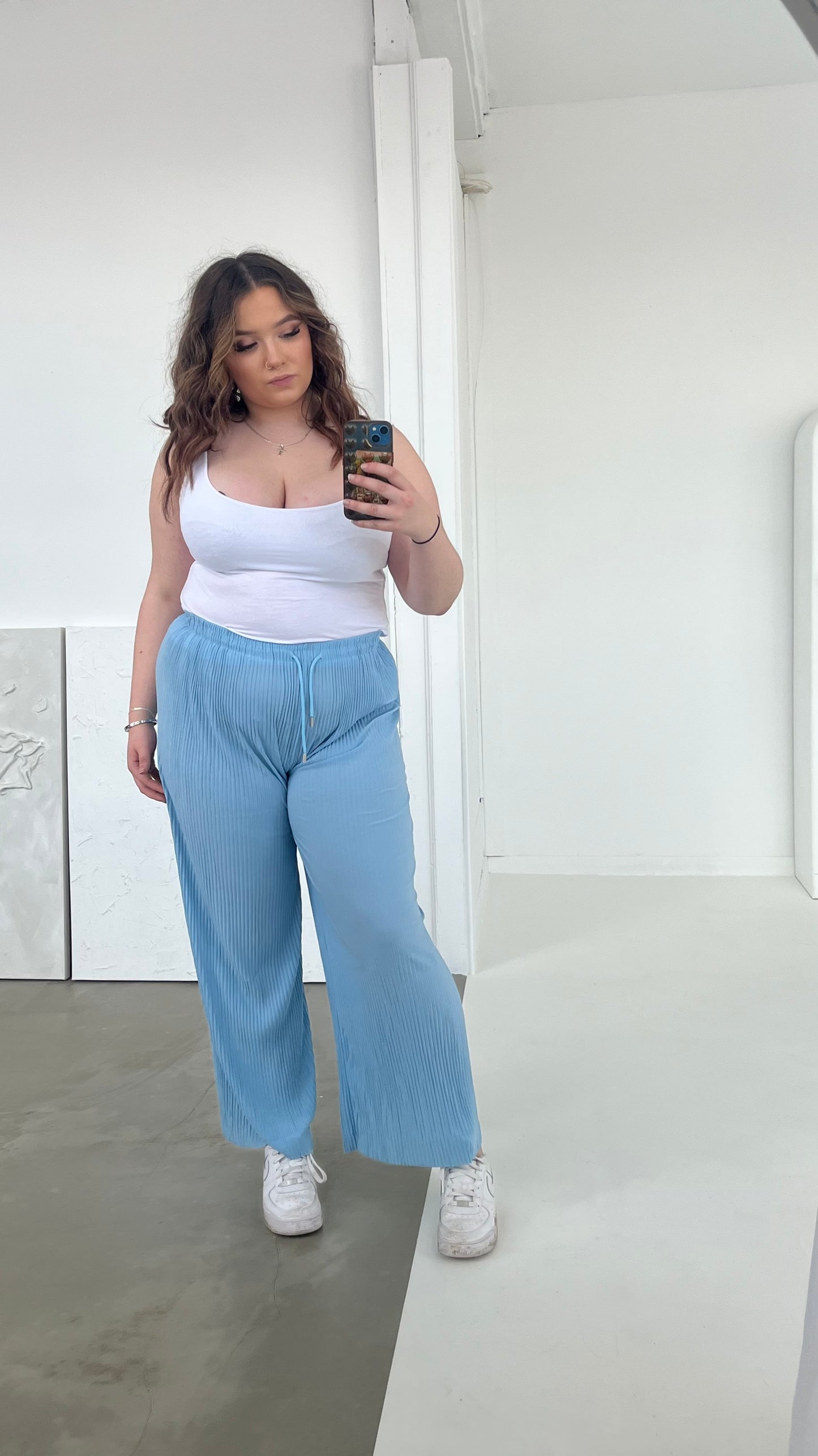 Beachy Plisse Trousers