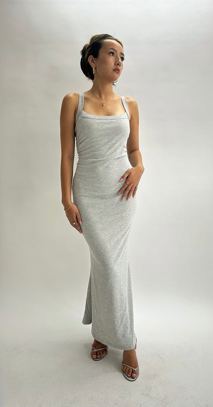 The Shape Dress - Cotton Bodycon Maxi Dress