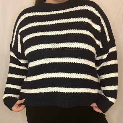 Thick Boxy Stripe Jumper