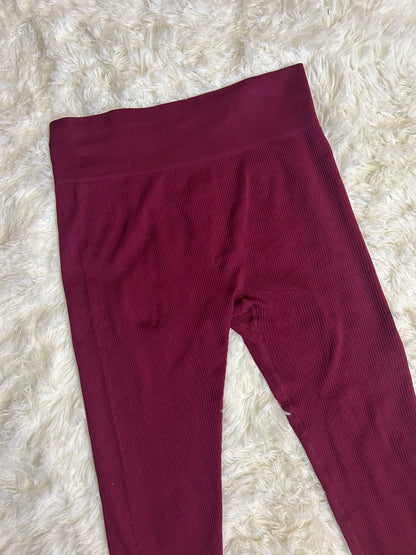 Thick Ribbed Leggings