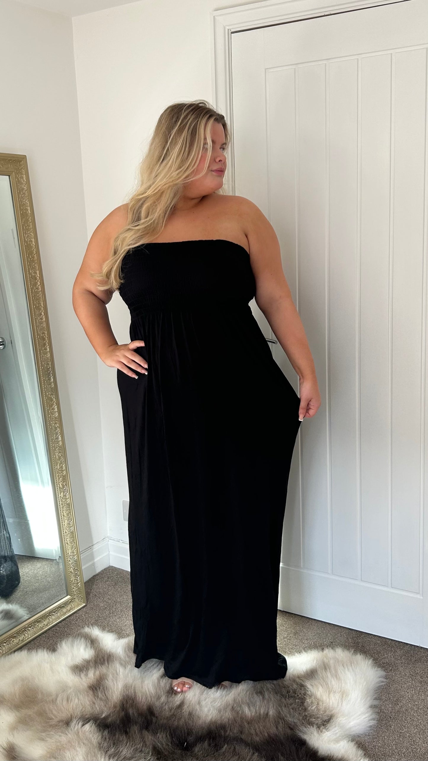 Magic Stretch Bandeau Maxi Dress