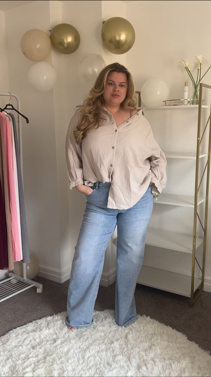Cotton Oversized Summer Shirt