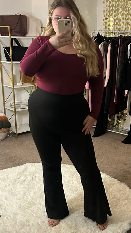 High Waisted Soft Touch Flares