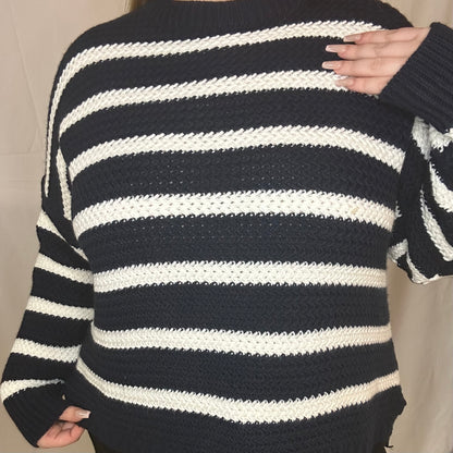 Thick Boxy Stripe Jumper