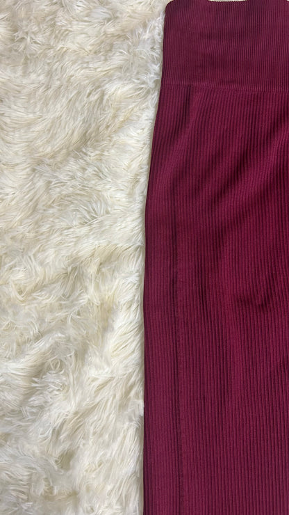 Thick Ribbed Leggings