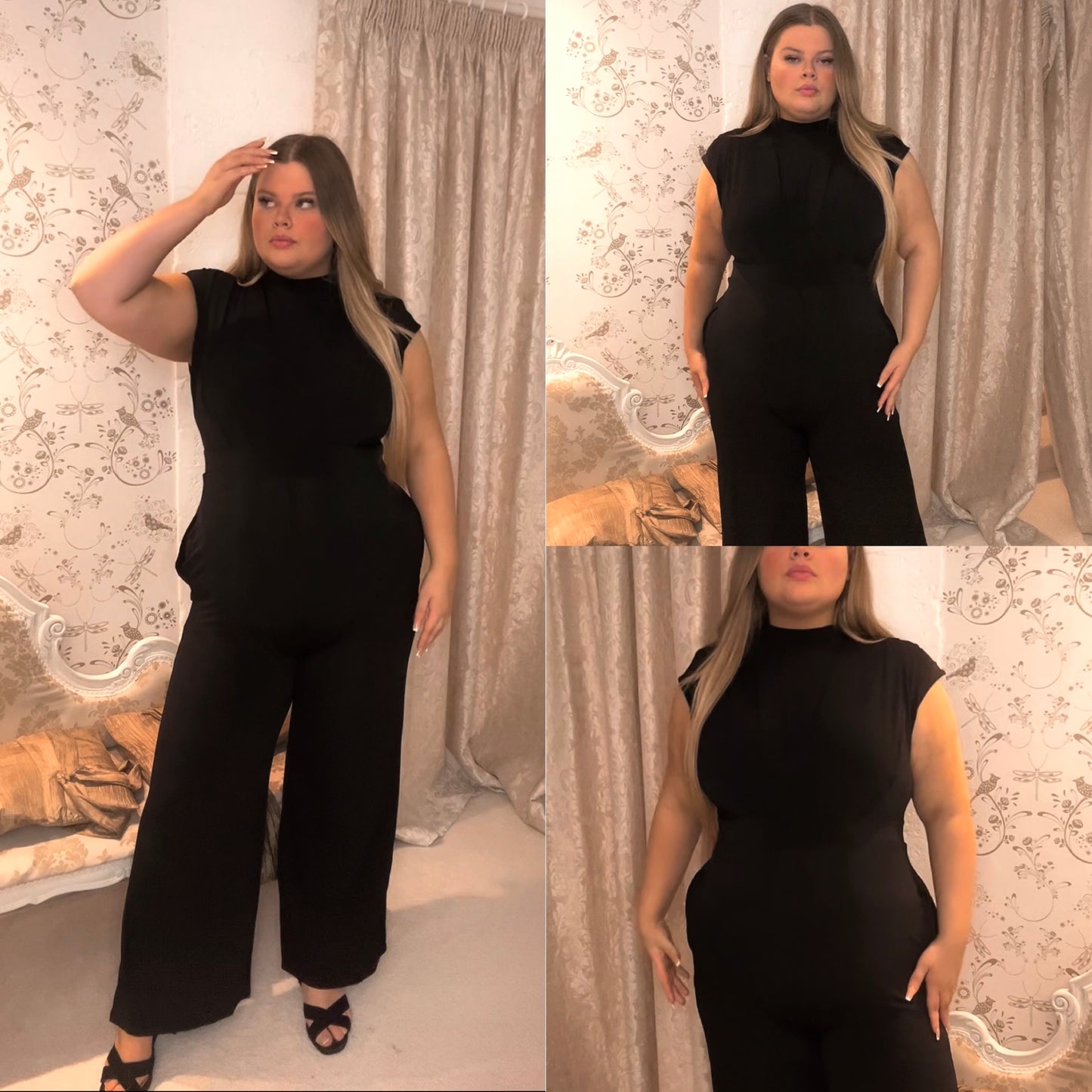 The Gabriella - Mock Neck Jumpsuit