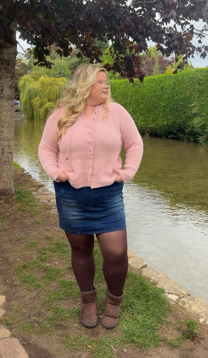 The Cosy Autumn Jacket - Button Up Hooded Style