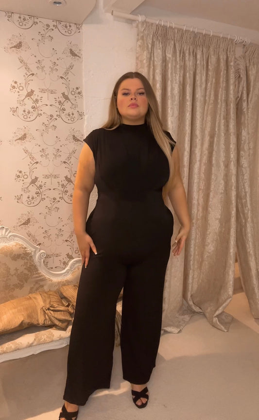 The Gabriella - Mock Neck Jumpsuit