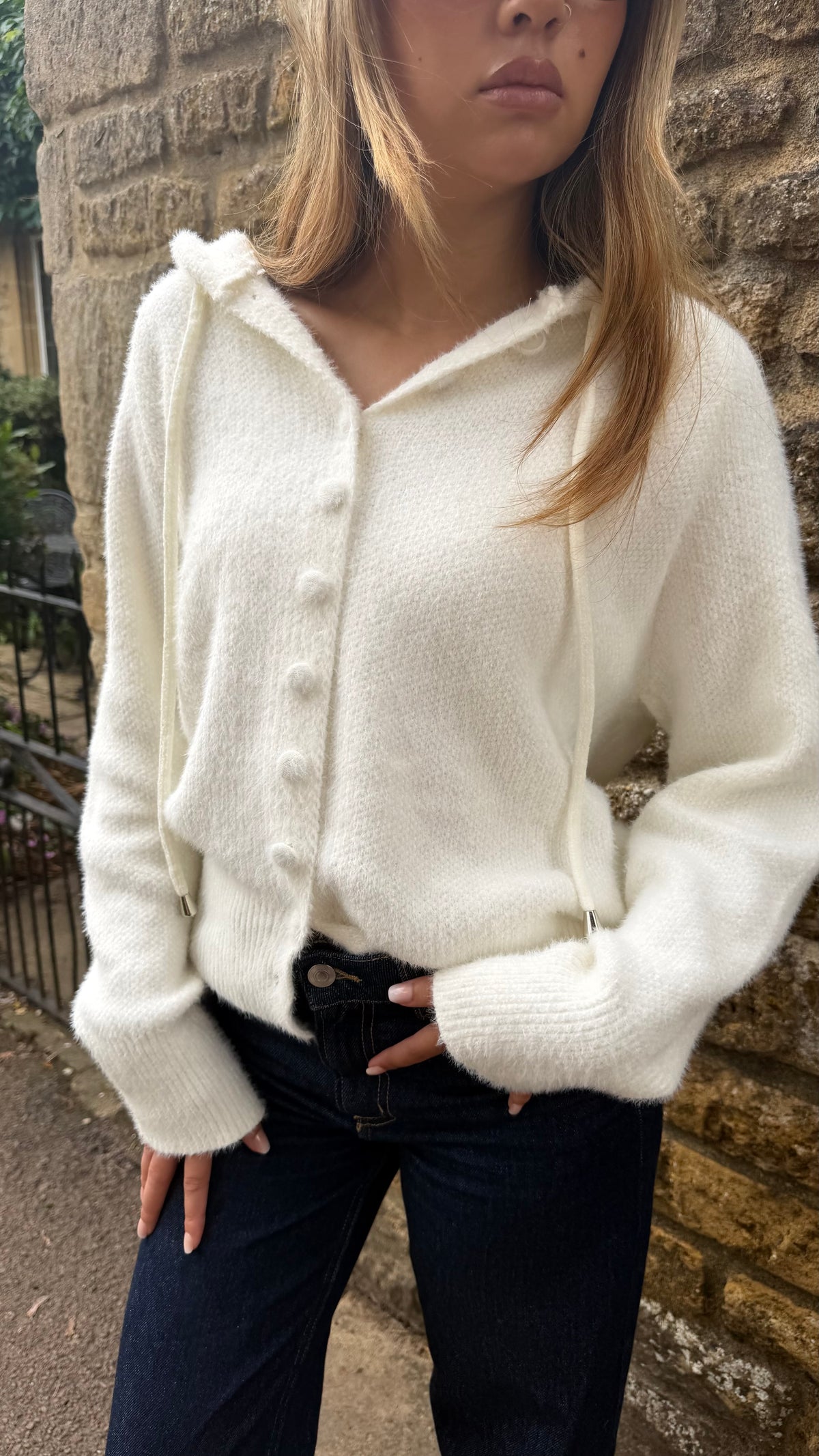 The Cosy Autumn Jacket - Button Up Hooded Style