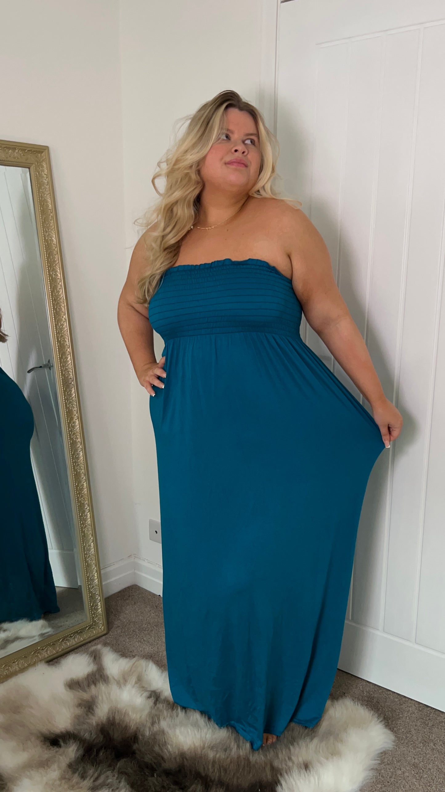 Magic Stretch Bandeau Maxi Dress
