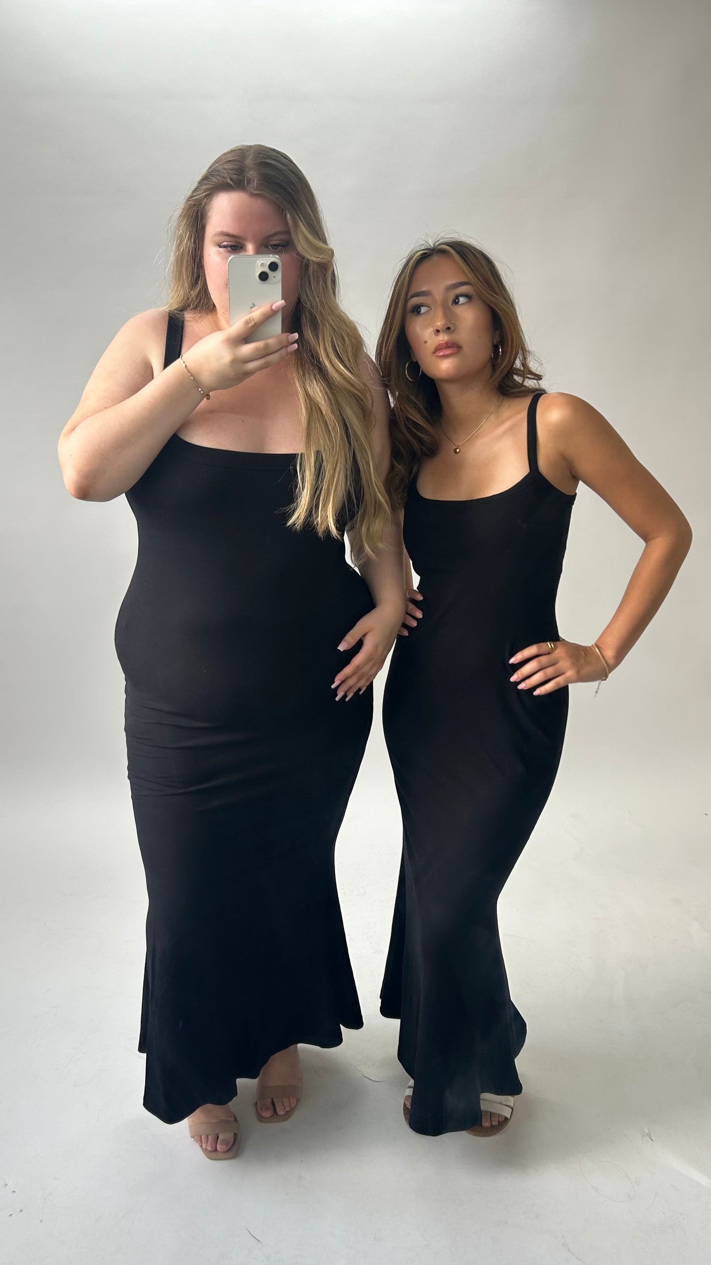 The Shape Dress - Cotton Bodycon Maxi Dress