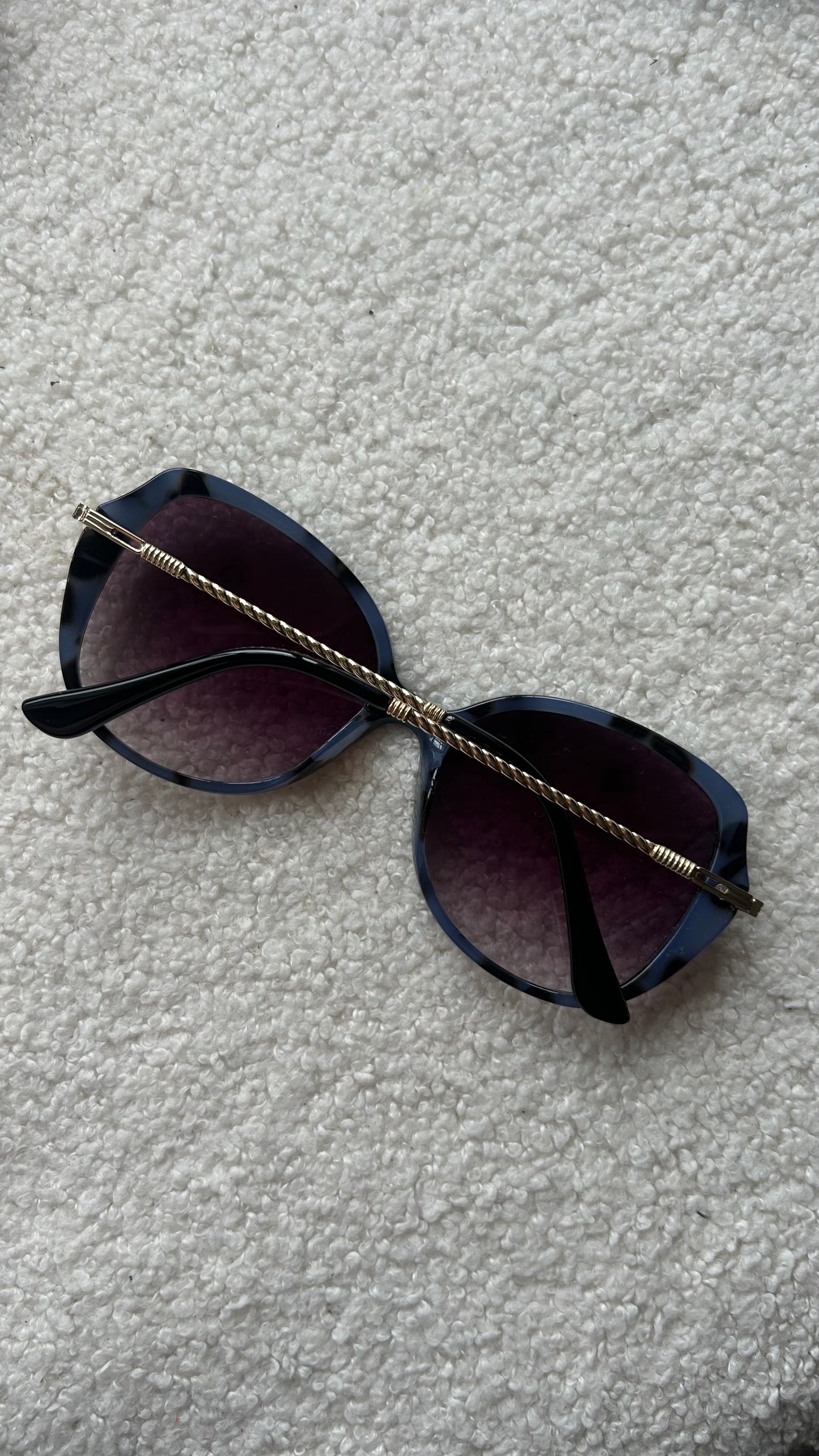 RAY - Round Style Gold Sunglasses