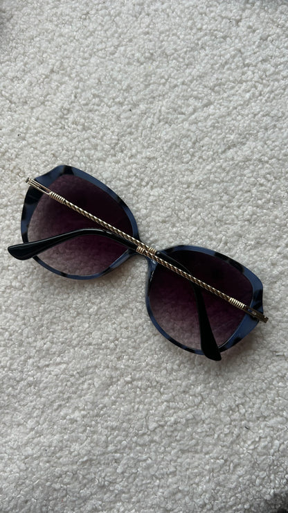 RAY - Round Style Gold Sunglasses