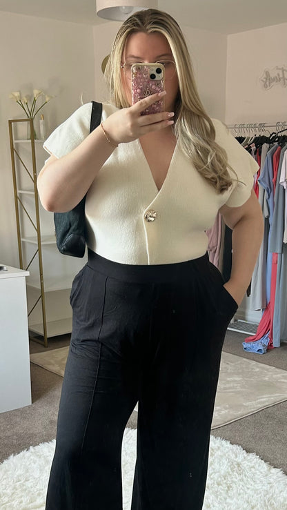 Assymetrical Classy Knit Top