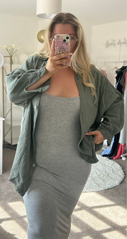 Cotton Oversized Summer Shirt