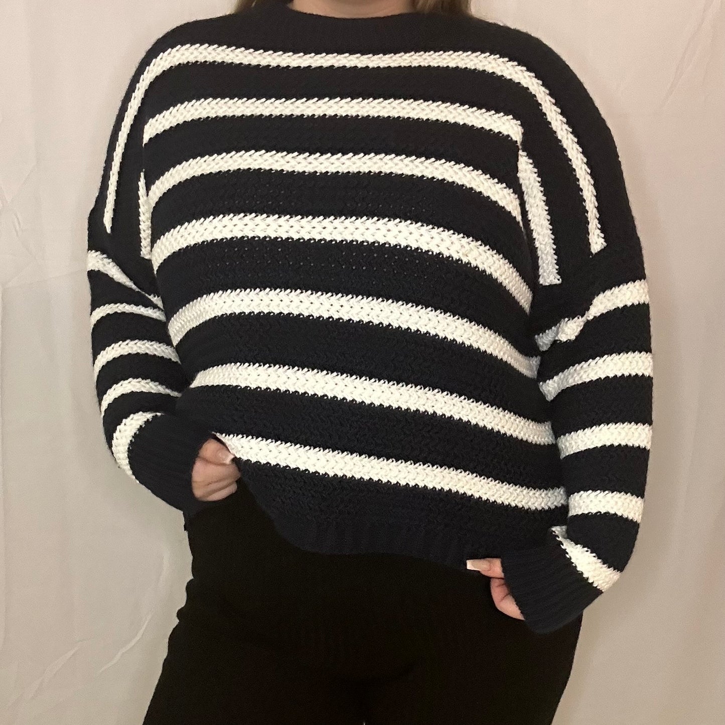 Thick Boxy Stripe Jumper