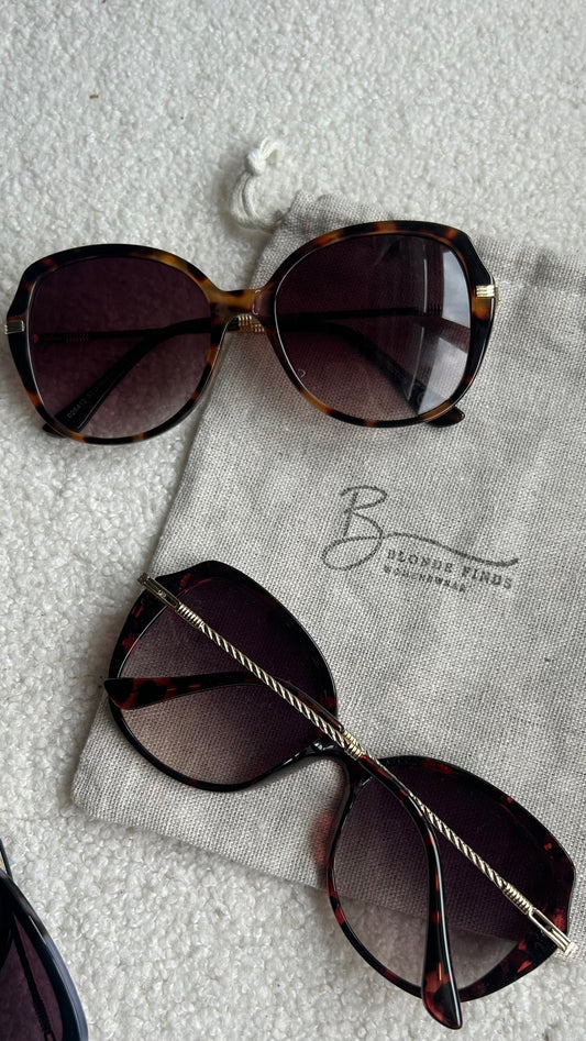 RAY - Round Style Gold Sunglasses
