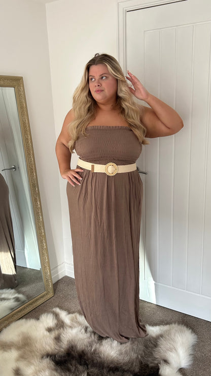 Magic Stretch Bandeau Maxi Dress