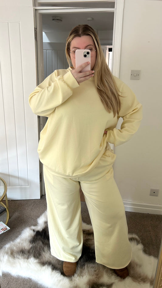Oversized Wide Leg Trouser Spring Tracksuit
