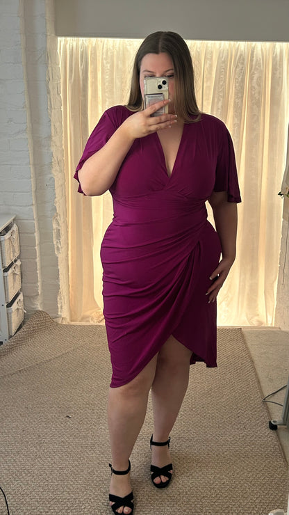 The Vivian - Flutter Drape Dress