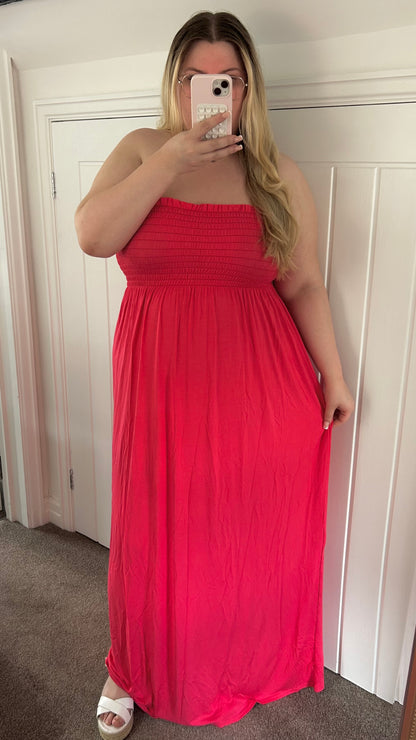 Magic Stretch Bandeau Maxi Dress