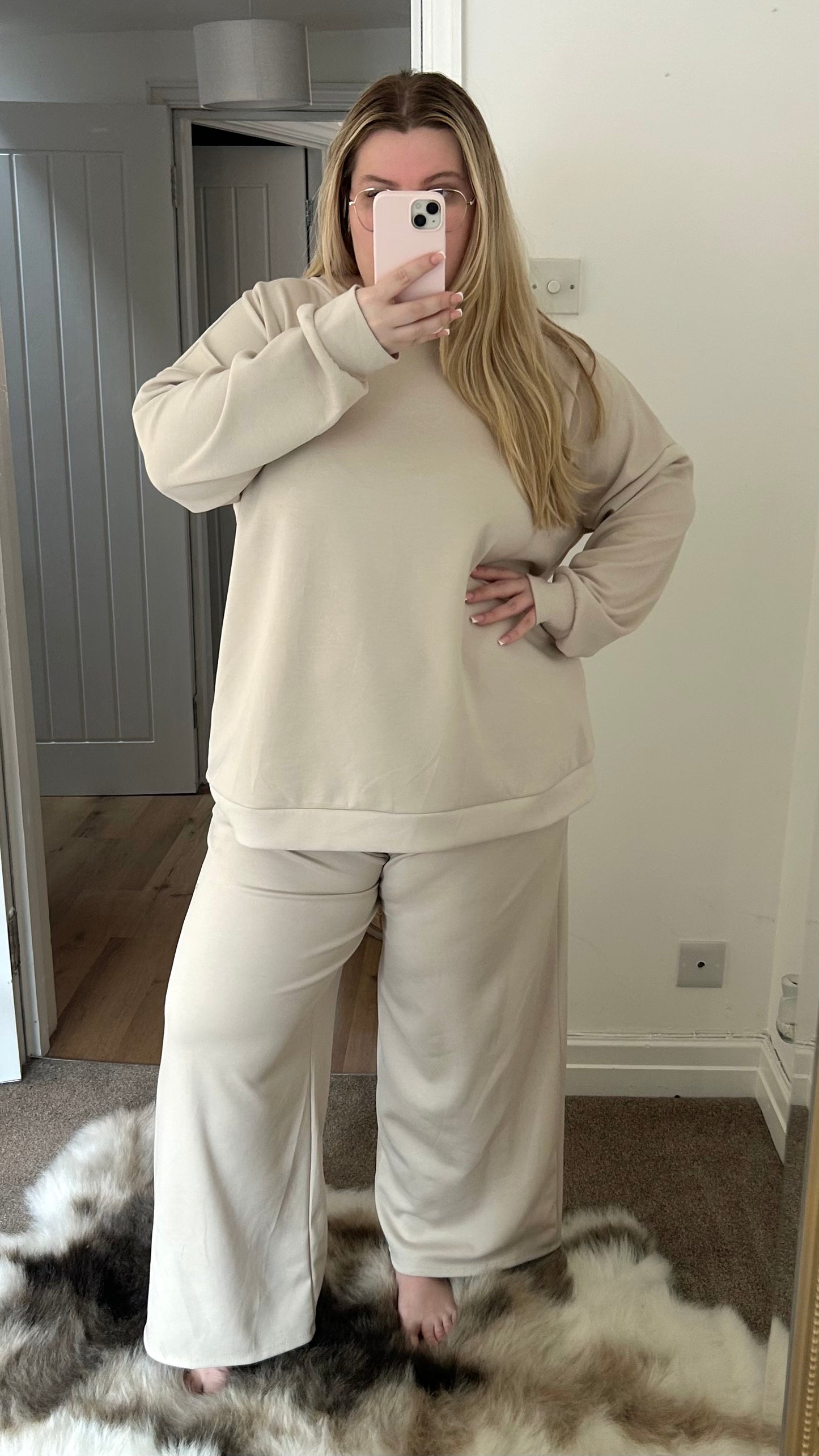 Oversized Wide Leg Trouser Spring Tracksuit
