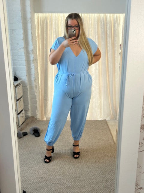 Tie Waist Jumpsuit