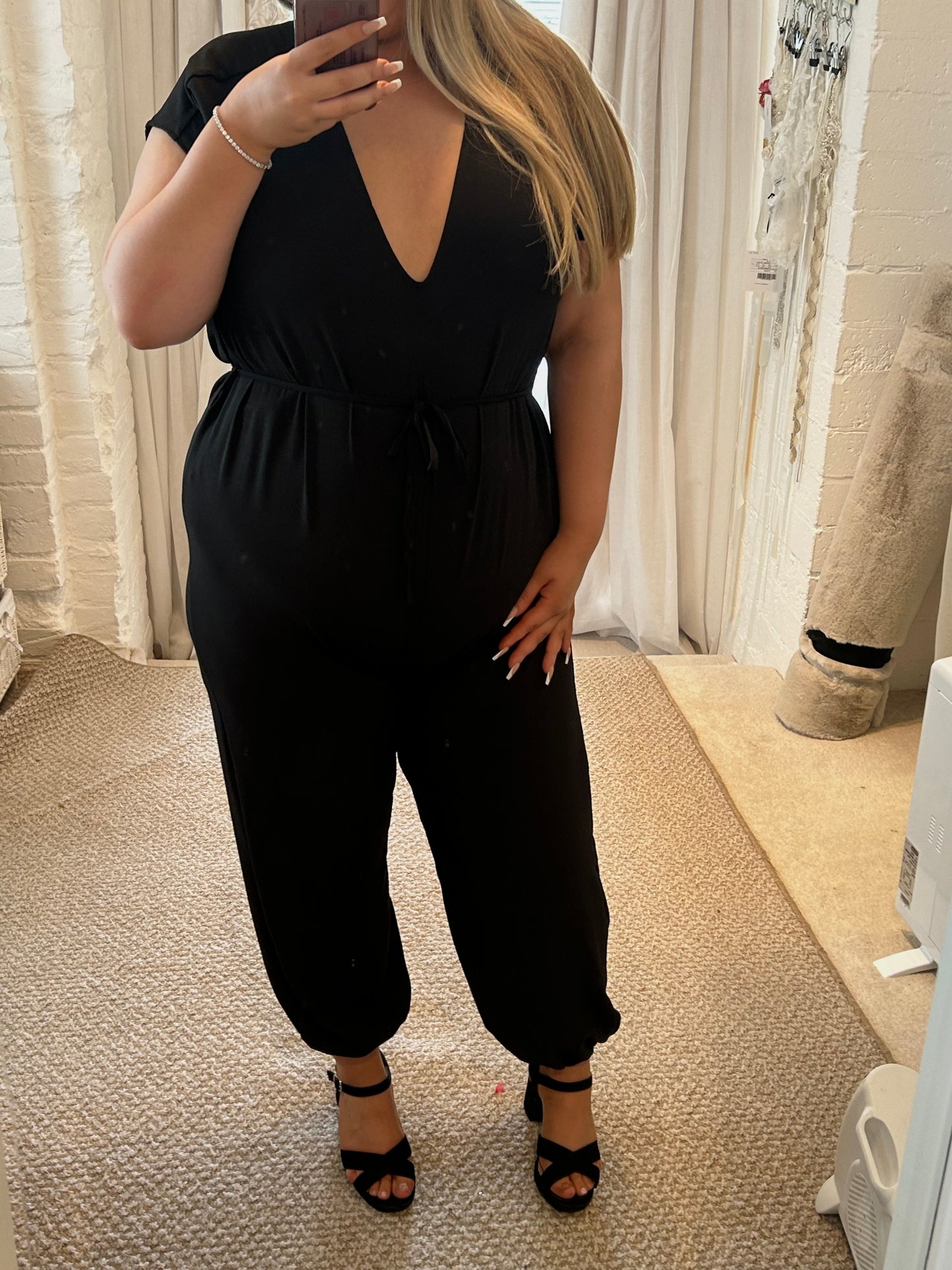 Tie Waist Jumpsuit