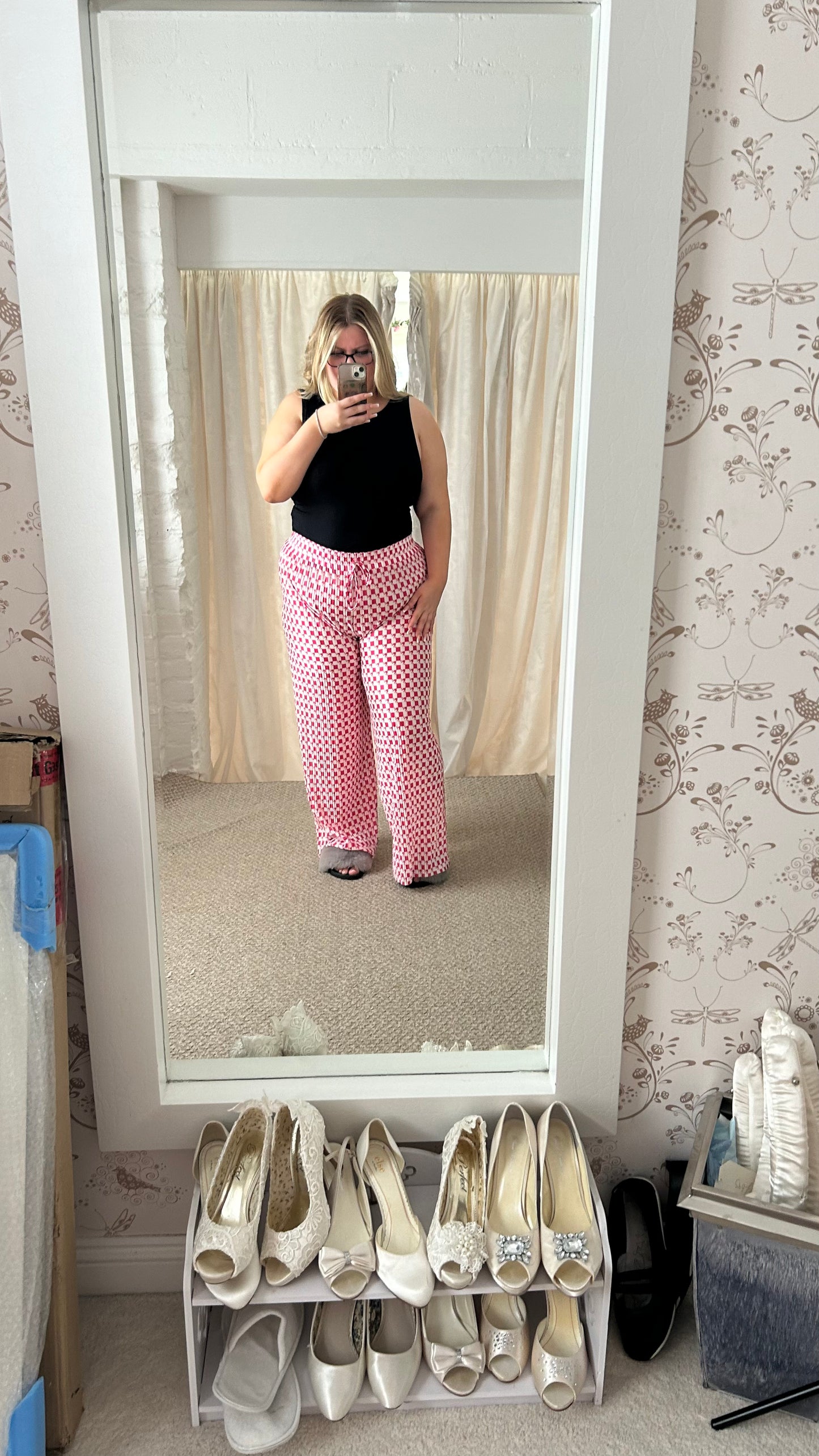 Houndstooth Beach Trousers