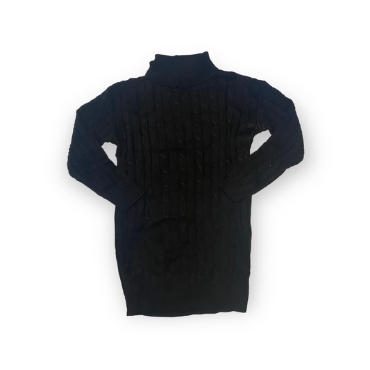 Cold Nights Black Cable Knit Jumper