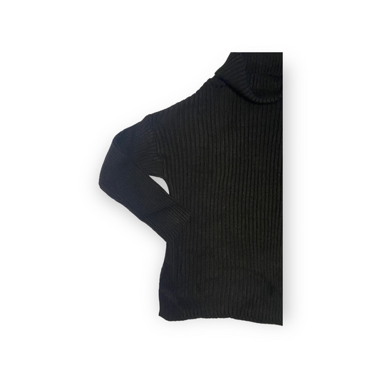 Ultimate Knit Black High Neck Jumper